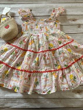 Rachel Zoe fruit dress nwt 7 or 8